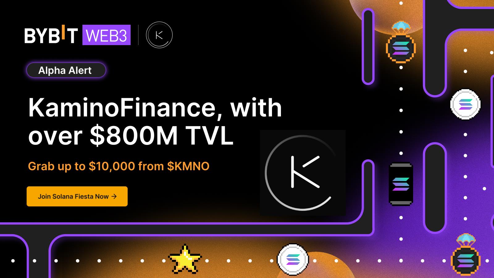Bybit Web3 与 Kamino Finance 合作，开启 Solana 生态系统和 DApp 之旅